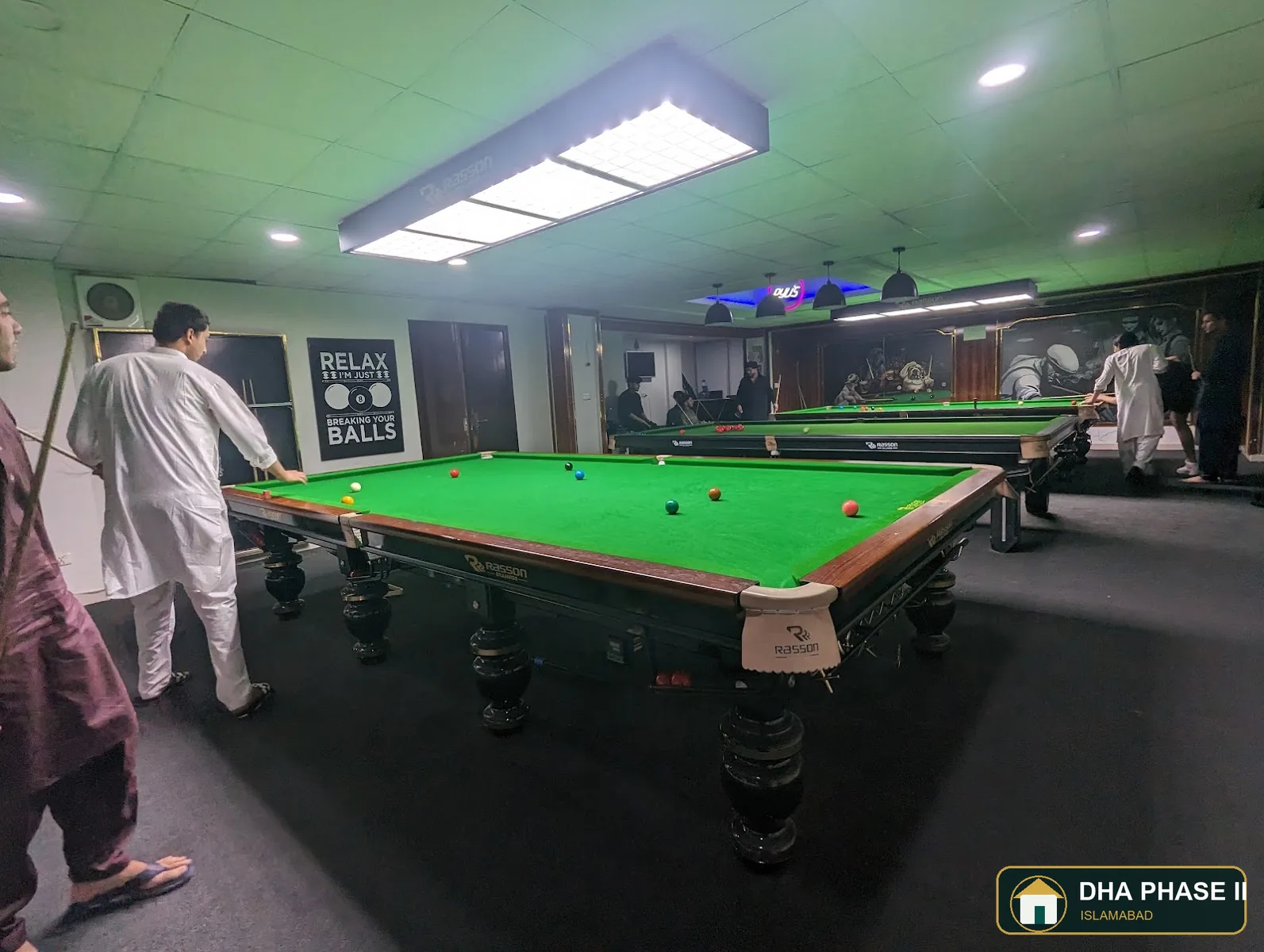 Ryu's Snooker Club and Gaming Zone in DHA Phase 2 Islamabad