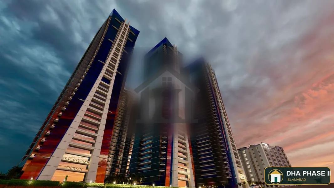 Most Luxuries Studio Apartment In Goldcrest Views-2 Tower C Margalla View Roof Top Swimming Pool Available For Sale Near GIGA Mall DHA Phase-II Islamabad