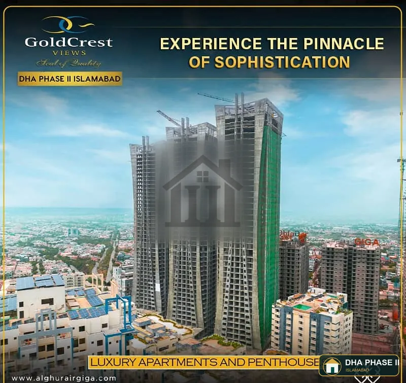 Studio Apartment For Sale In Goldcrest Views 1 Tower B Near Giga Mall DHA 2 Islamabad