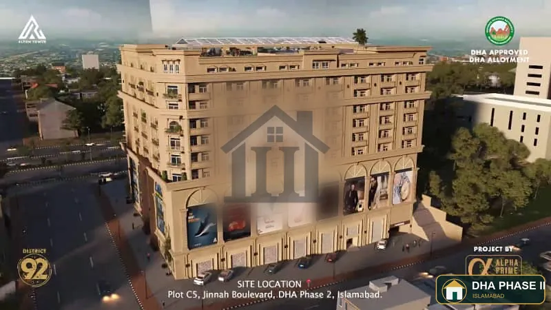 Elite Living Starts Here 2-Bedroom Apartment In Altum Tower DHA Phase 2 Islamabad