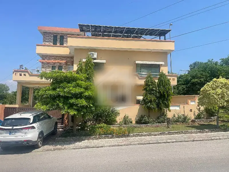Front Open Three Side Corner Double Unit Triple Storey Very Attractive Price 10 Marla House for Sale in DHA Phase 2 Islamabad