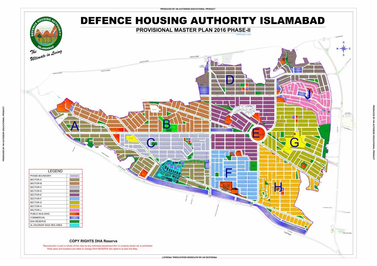 DHA Phase 2 Islamabad master plan preview